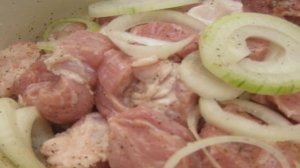 Быстрый шашлык из свинины