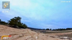 DJI FPV в  связке с камерой Insta360 GO3S, превые полеты 2025г #djifpv#