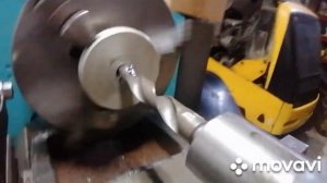 23 июля 2024 г. Точу шайбу. Сверлю и нарезаю резьбу в пальц