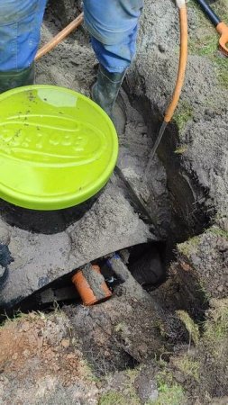 Монтаж септика ЭКО-Л 3 с принудительным выбросом в д. Прислон Гаврилов-Ямского района