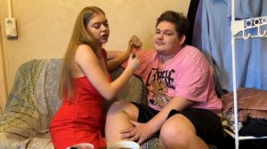 Макияж парню | Накрасила своего парня| Превратился в д?