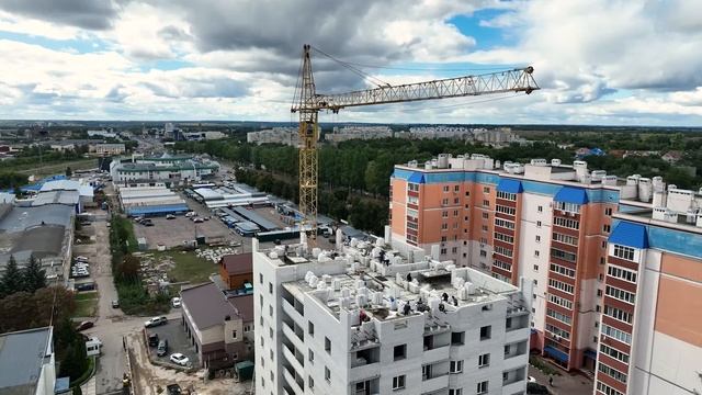 ЖК "Дом Самолет". Ход строительства, сентябрь 2022г