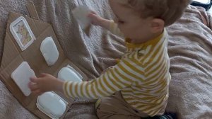 Теремок, из крышек влажных салфеток