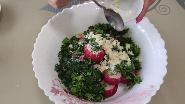 Маринованная редиска, салат закуска из редиски