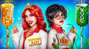 Бедный VS Богатый Вампир в Больнице! Вампиры в Реальной Жизни!