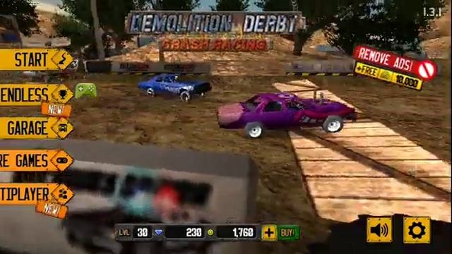 Прохождение Demolution Derby : Crash Racing 6