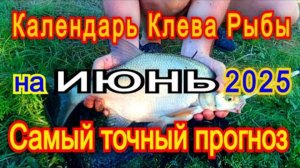 ЭТОТ КАЛЕНДАРЬ КЛЁВА В ИЮНЕ 2025 ВЫЗВАЛ БУРЮ У РЫБАКОВ! 🐟 (Лунные дни + секретные зоны)