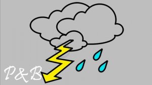 fast drawing lightning  | быстрый рисунок молнии | schnelles Zeichnen von Blitzen