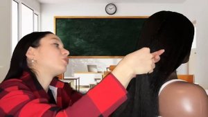 ✨АСМР девочка на задней парте поиграет с твоими волос