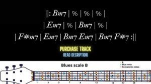 Full Of Love Slow Blues Backing Track in Bm
