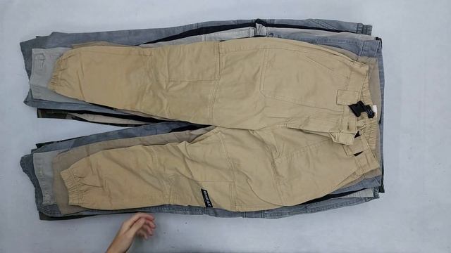 32946 Штаны карго мужские , 9пак, pantaloni uomo cargo, секонд (extra) ? смотреть онлайн
