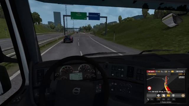 ИГРАЕМ ЗА ДАЛЬНОБОЙЩИКА В (euro truck simulator 2 ) смотреть онлайн