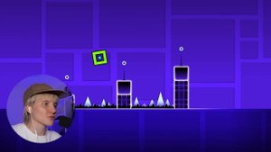 ПЕРВЫЙ РАЗ ИГРАЮ В GEOMETRY DASH 😱