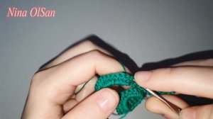 Листик крючком для ирландского кружева. Вязание крючк