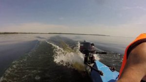 Казанка-К каноэ с мотором ямаха 4