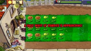 PVZ прохождение | локация день #1