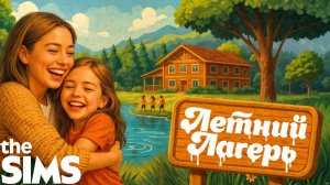 ЛЕТНИЙ ЛАГЕРЬ В СИМС ☀️ РАЗВЛЕЧЕНИЕ ДЕТЕЙ ☀️ В SIMS 4