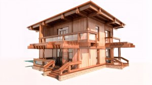 ДОМ В СТИЛЕ ФАХВЕРК ПЛОЩАДЬЮ 270 М.КВ.