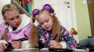 Три маркера челлендж/Оля котик