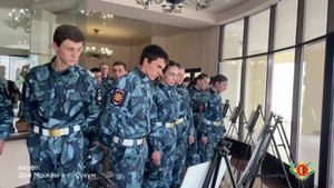 Курсанты ВШМ МВДРА приняли участие в мероприятиях в ресурсном центре Россотрудничества в Сухуме.