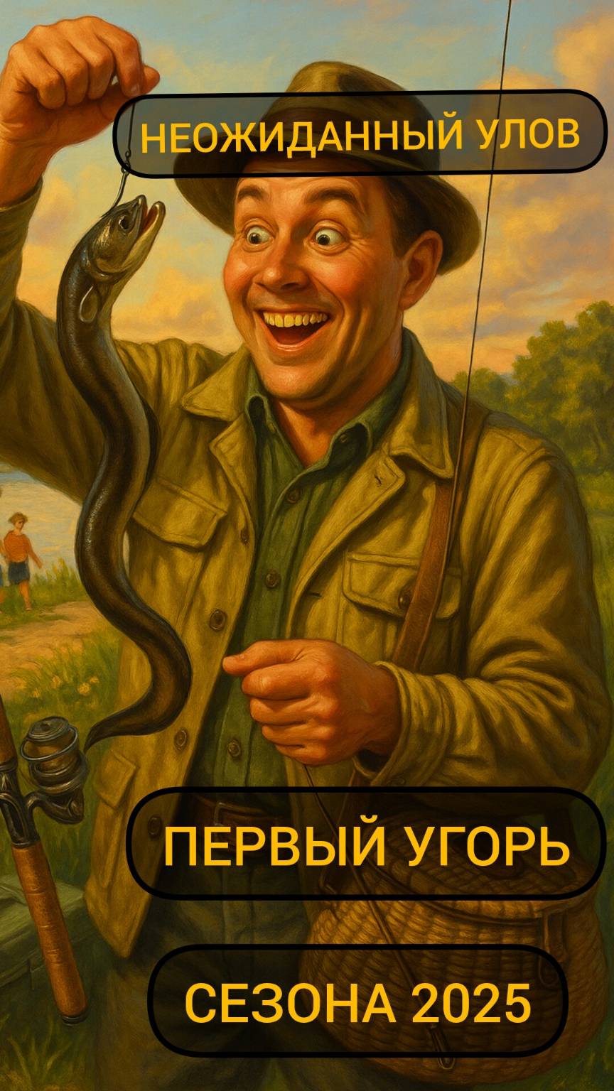 ОНО СЛУЧИЛОСЬ! Первый угорь на донку в 2025 году!