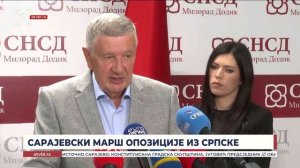 Тема дана: Сарајевски марш опозиције из Српске