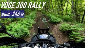 VOGE 300 RALLY / Поездка на выс. 246 м. / Лесные дороги о. Русский