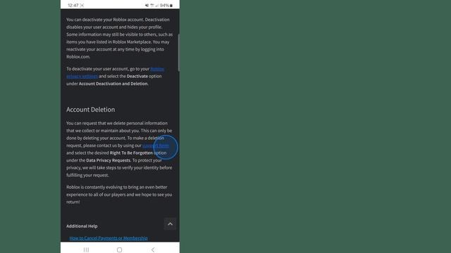 ОБНОВЛЕНИЕ НОВОЙ КНОПКИ УДАЛЕНИЯ АККАУНТА |  Удалить учетную запись Roblox (Полное руководство) смотреть онлайн