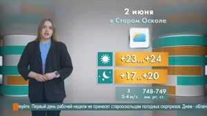 Погода в Старом Осколе на 2 июня