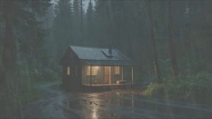 Гроза в лесу ⛈️🌲 | Мощный дождь и гром для расслаблен