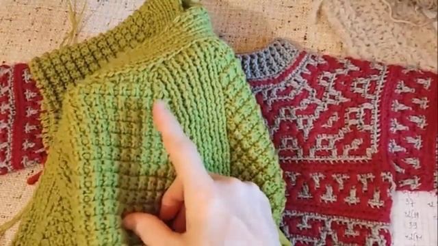 БЕЗРУКАВОЧКА ДЛЯ ВНУЧКА обзор как вязала смотреть онлайн