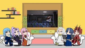 Реакция персонажей О моем перерождение в слизь на Flex Ai