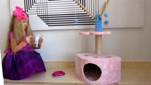 Диана и Рома ( Diana Roma ) - Диана и её Утренняя рутина с Котенком