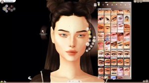 МОЯ ПАПКА МОДС │︎The sims 4 CAS│︎Ресницы, макияж