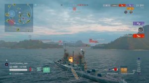 World of Warships: III Agincourt премиум линкор Великобритания