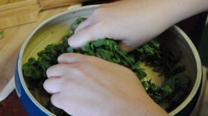 Быстрый салат с кале