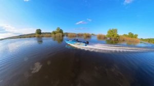 Первый спуск на воду моторной лодки "САЛЮТ 585 BR"