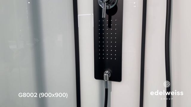 Душевая кабина Black  White G8002