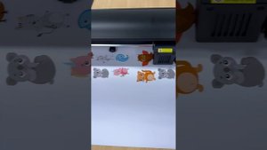 Изготовление стикерпаков на пленке с двумя этапами резки.