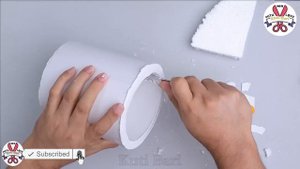 Easy cement pottery making || Cement flower vase - Cement planter Making