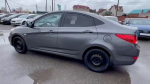 Hyundai  	Solaris	2011	серый	Z94CT41CBBR039001