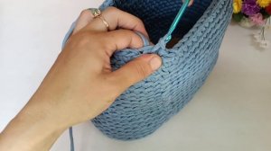 Fanerli sumka to'qish/Вязанные сумки с деревянным дном/Crochet bag tutorial