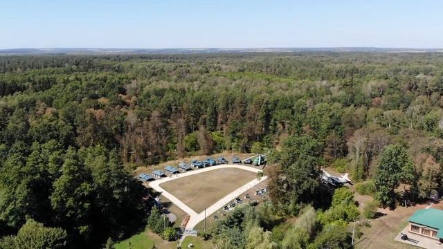 Спадщанский лес с высоты птичьего полёта DJI Mavic Air