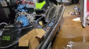 Свап гидроцикла Kawasaki ultra 250x на мотор SR20