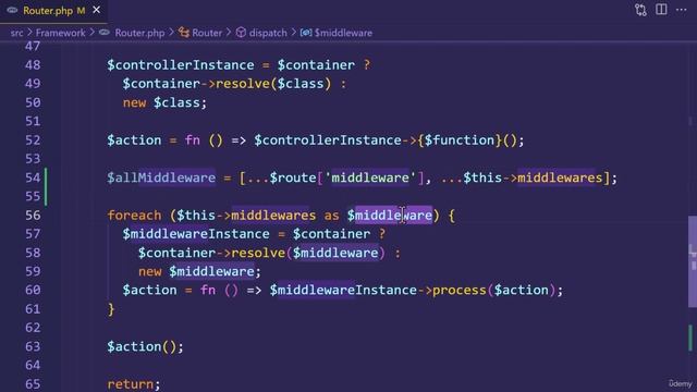 250 - Applying Route Middleware смотреть онлайн