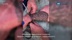 Спасатели сняли с задержанного владимирца наручники