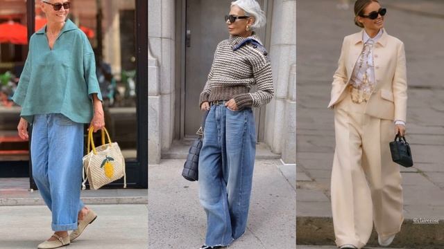 МОДНЫЕ ШИРОКИЕ БРЮКИ В ЖЕНСКОМ ГАРДЕРОБЕ СТИЛЬНЫЙ АУТ смотреть онлайн