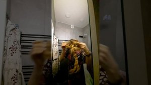 Заплела косички на ночь и такая красота получилась😁?