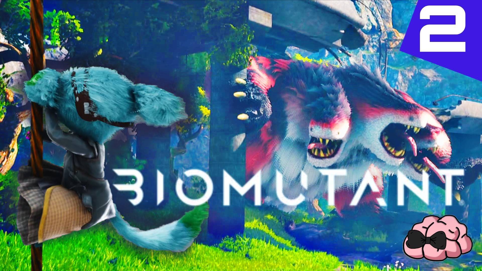 Biomutant ➼ Пушистый силач! Синий тушкан! ➼ 2 серия