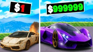 ПРОКАЧАЛ ТАЧКУ НУБА ЗА $1 ДО $1,000,000 В GTA 5